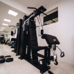 Functionally and modernly equipped gym